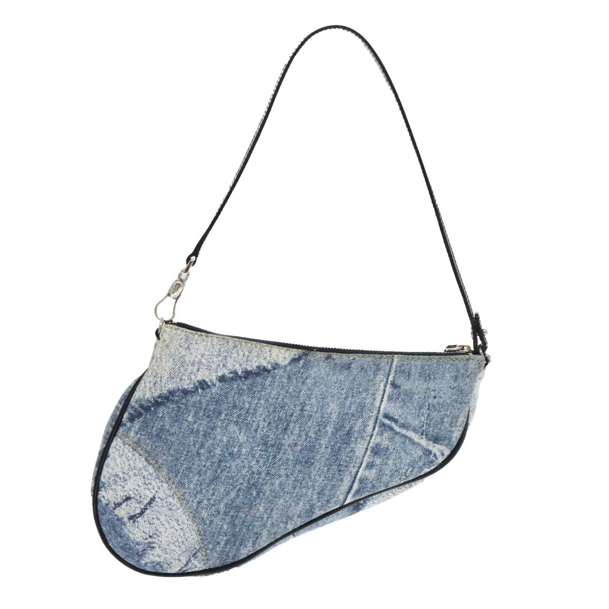 Dior Saddle Blue Canvas Clutch Bag (Pre-Owned) Size ONE SIZE - 14 Thumbnail