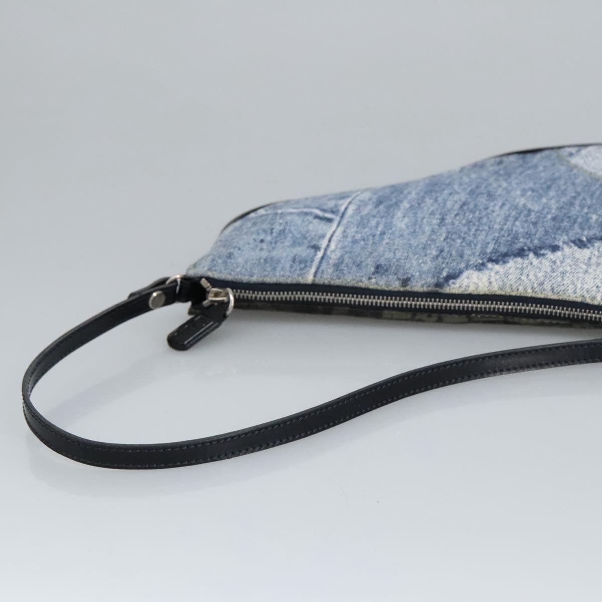 Dior Saddle Blue Canvas Clutch Bag (Pre-Owned) Size ONE SIZE - 5 Thumbnail