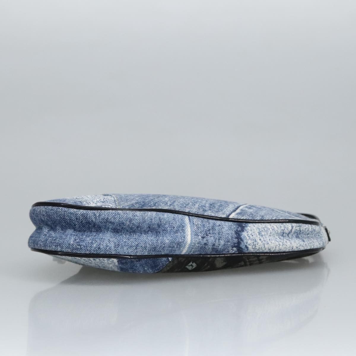 Dior Saddle Blue Canvas Clutch Bag (Pre-Owned) Size ONE SIZE - 6 Thumbnail