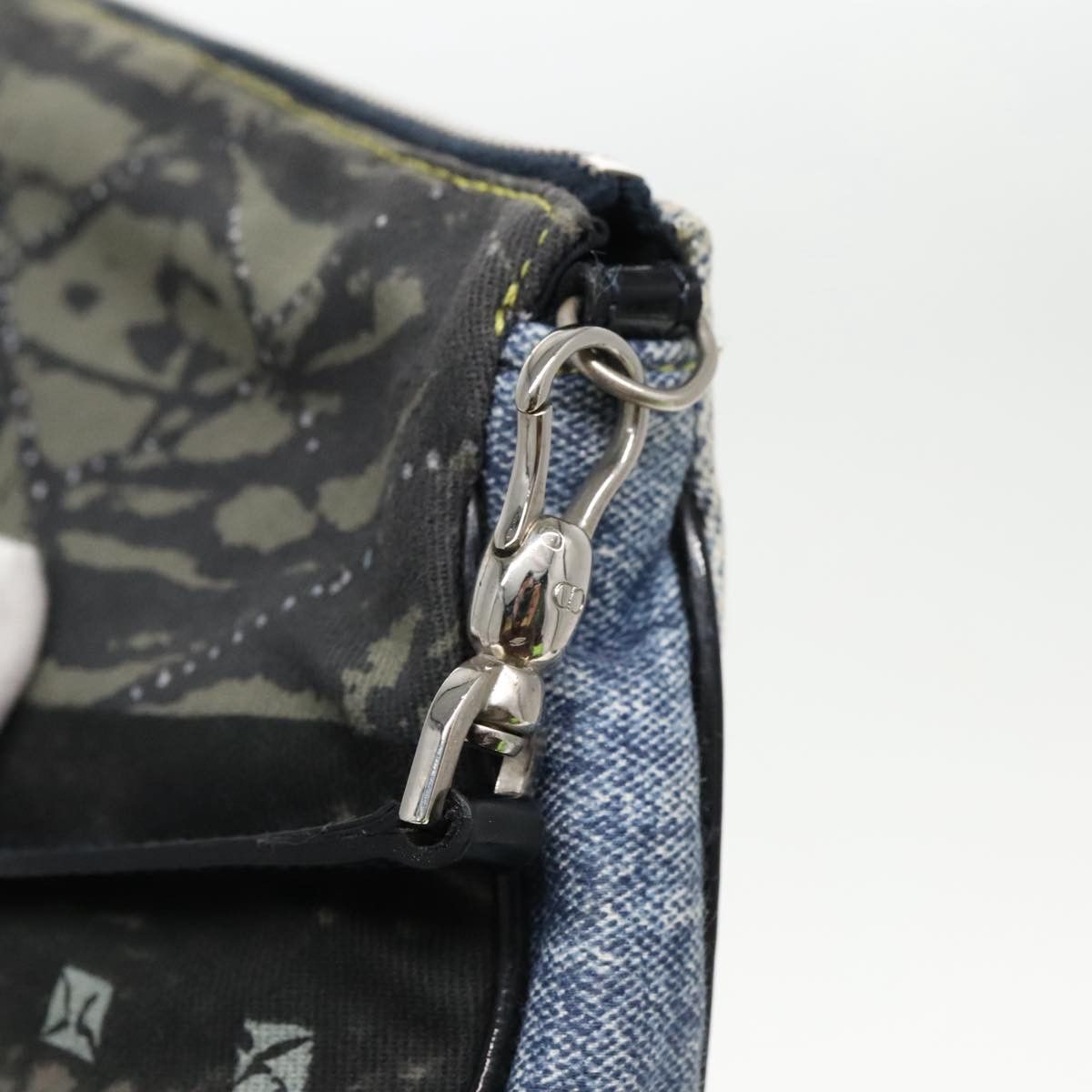 Dior Saddle Blue Canvas Clutch Bag (Pre-Owned) Size ONE SIZE - 12 Thumbnail