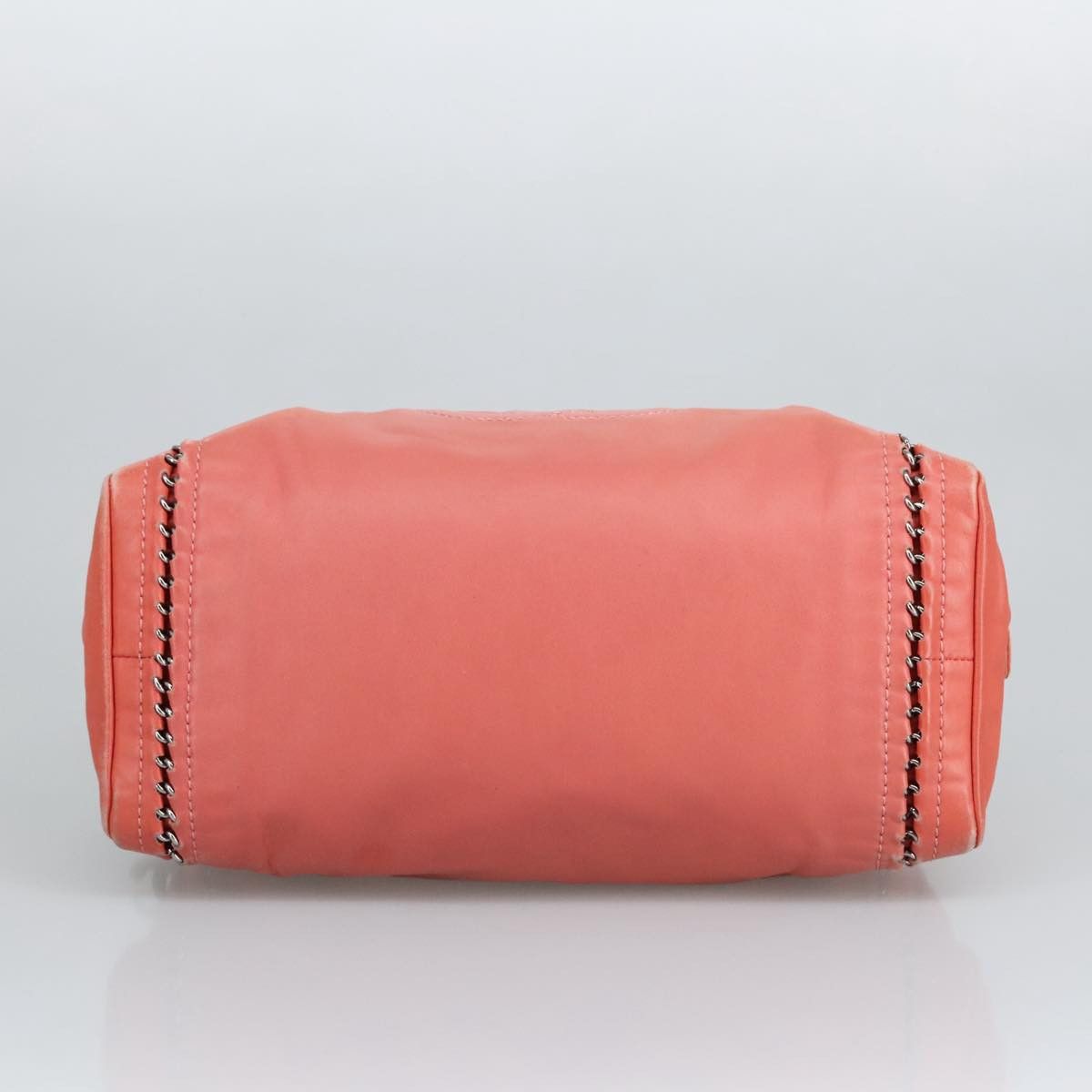 Chanel Logo Cc Pink Leather Handbag (Pre-Owned) Size ONE SIZE - 5 Thumbnail