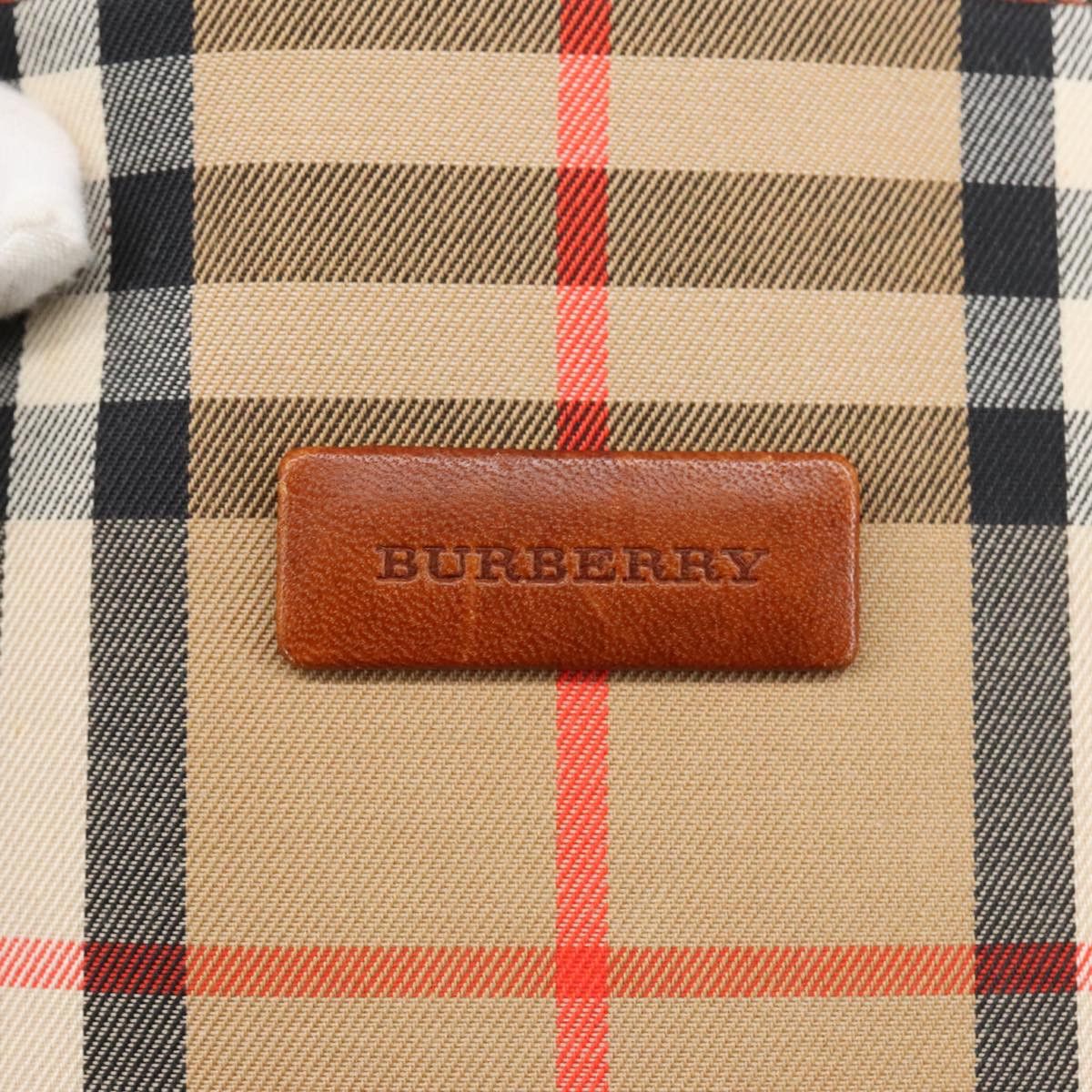 Burberry Nova Check Beige Canvas Tote Bag (Pre-Owned) Size ONE SIZE - 13 Thumbnail