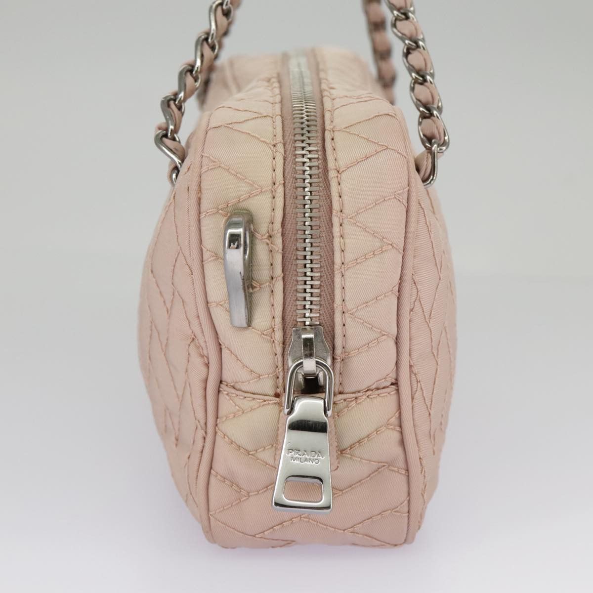 Prada Pink Synthetic Shoulder Bag (Pre-Owned) Size ONE SIZE - 4 Thumbnail