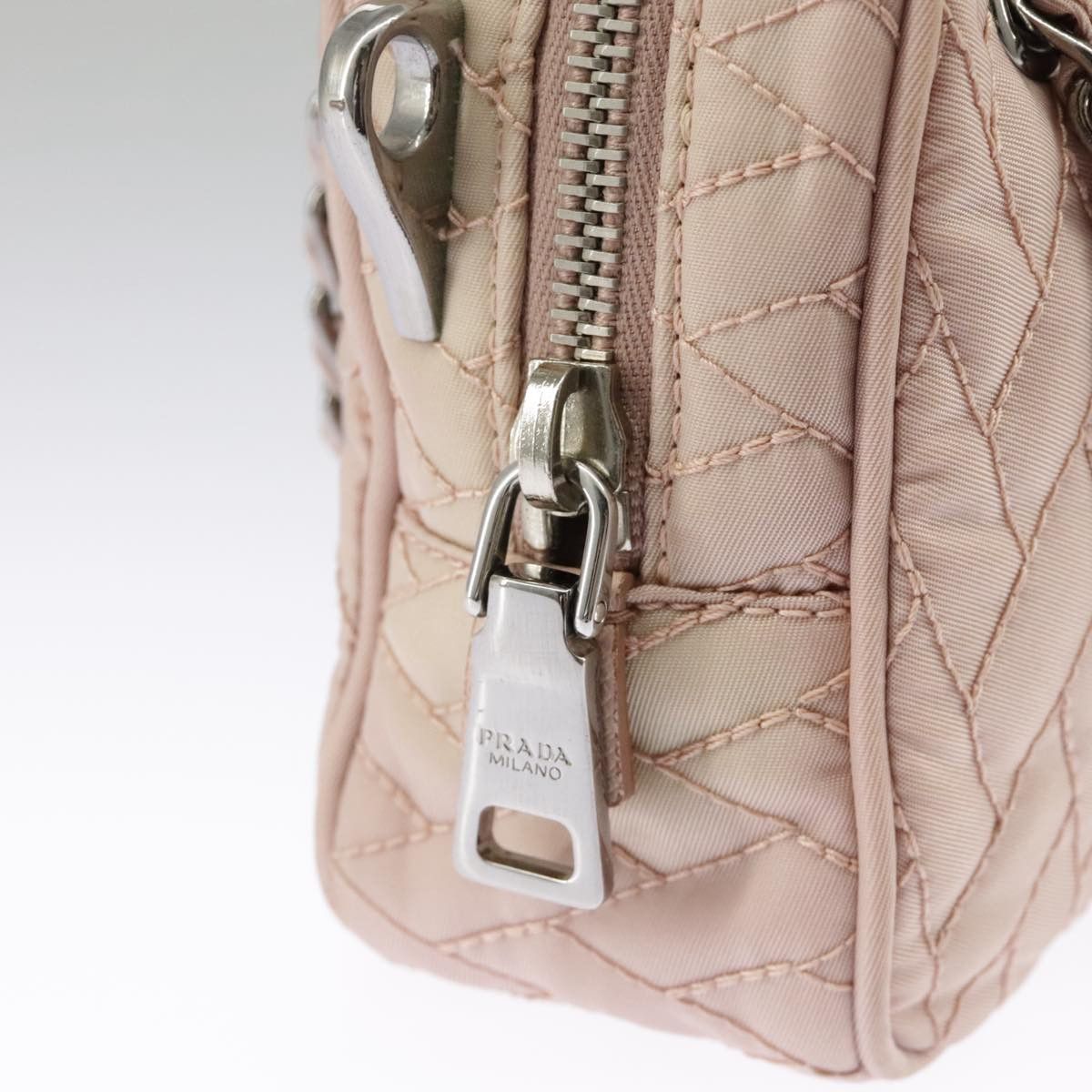 Prada Pink Synthetic Shoulder Bag (Pre-Owned) Size ONE SIZE - 15 Thumbnail