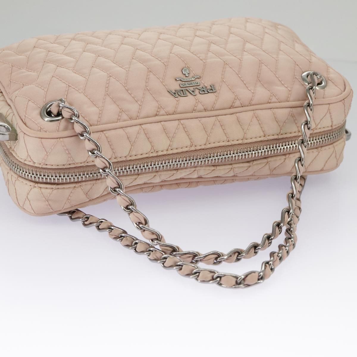 Prada Pink Synthetic Shoulder Bag (Pre-Owned) Size ONE SIZE - 5 Thumbnail