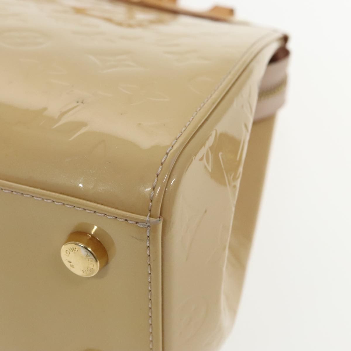 Louis Vuitton Blair Beige Patent Leather Handbag (Pre-Owned) Size ONE SIZE - 9 Thumbnail