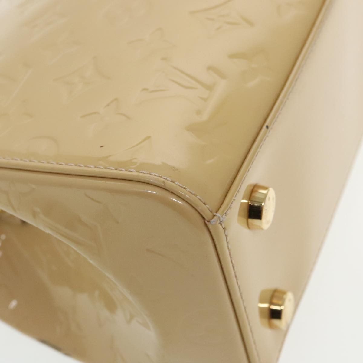 Louis Vuitton Blair Beige Patent Leather Handbag (Pre-Owned) Size ONE SIZE - 6 Thumbnail