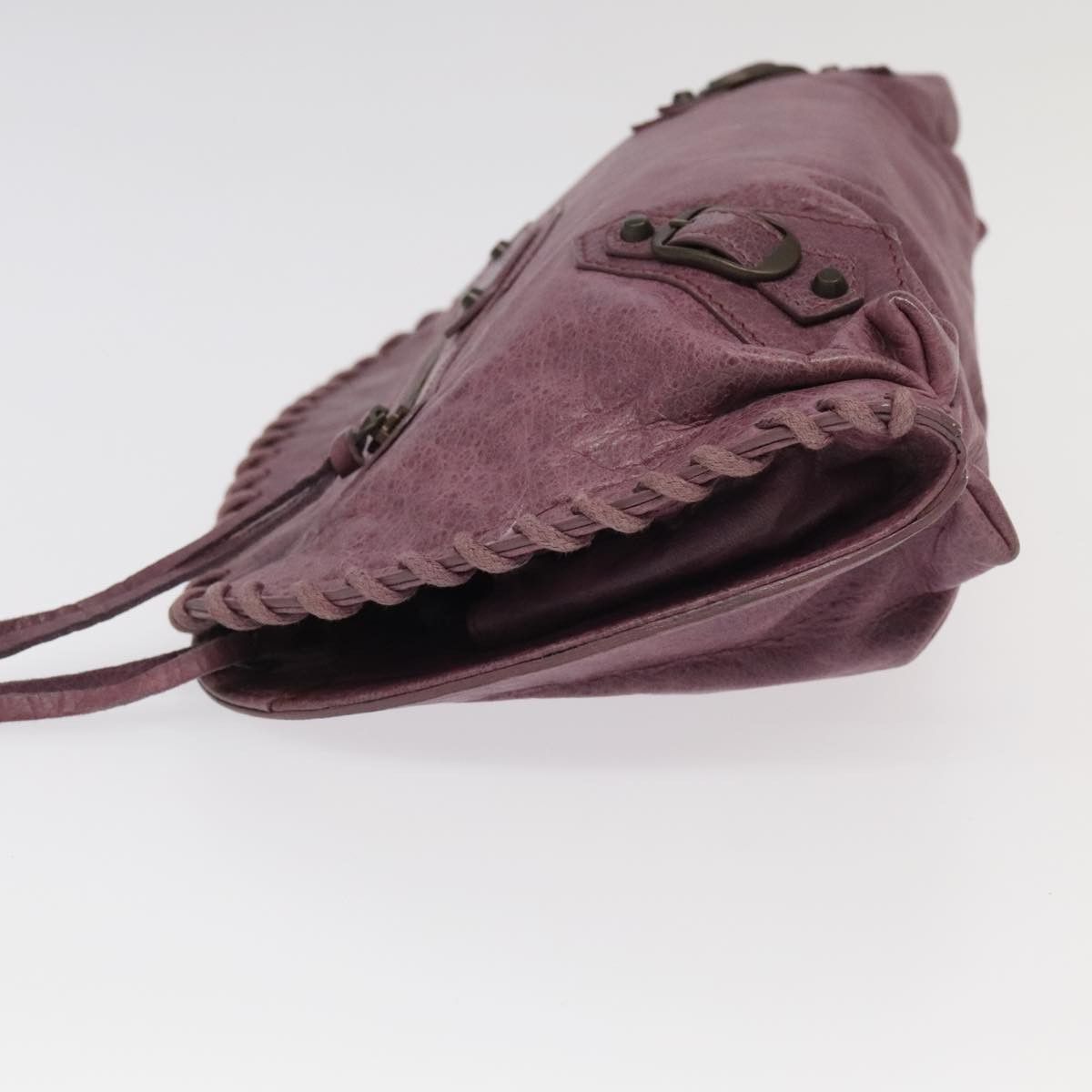 Balenciaga City Purple Leather Shoulder Bag (Pre-Owned) Size ONE SIZE - 13 Thumbnail