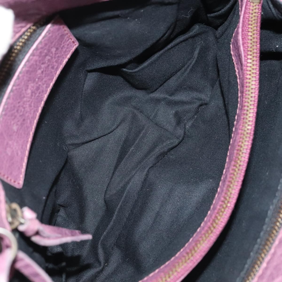 Balenciaga City Purple Leather Shoulder Bag (Pre-Owned) Size ONE SIZE - 7 Thumbnail