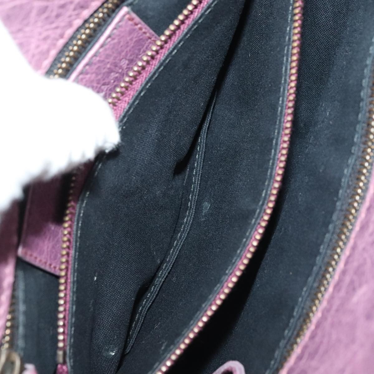 Balenciaga City Purple Leather Shoulder Bag (Pre-Owned) Size ONE SIZE - 20 Thumbnail