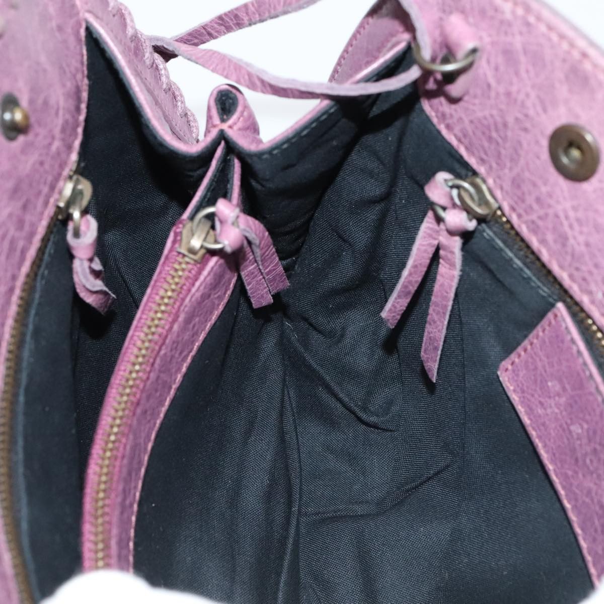 Balenciaga City Purple Leather Shoulder Bag (Pre-Owned) Size ONE SIZE - 18 Thumbnail