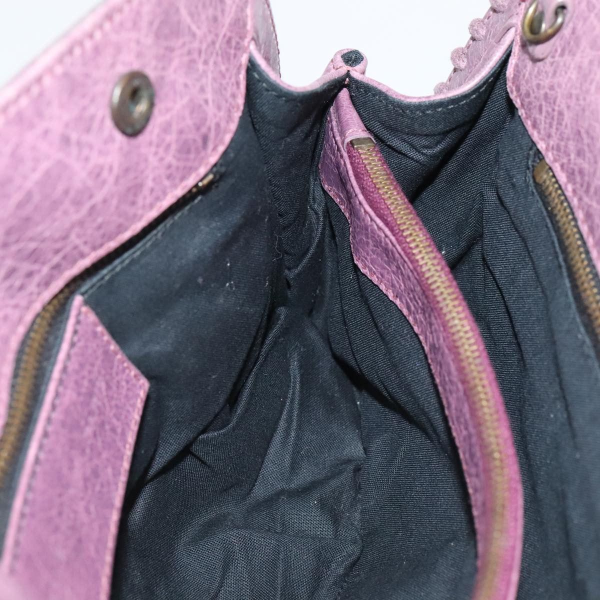 Balenciaga City Purple Leather Shoulder Bag (Pre-Owned) Size ONE SIZE - 17 Thumbnail
