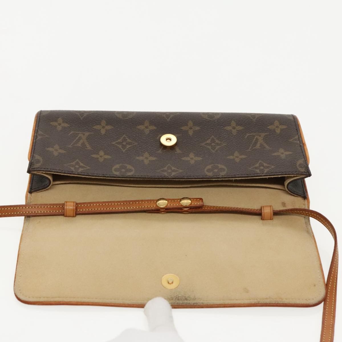 Louis Vuitton Twin Brown Canvas Clutch Bag (Pre-Owned) Size ONE SIZE - 19 Thumbnail