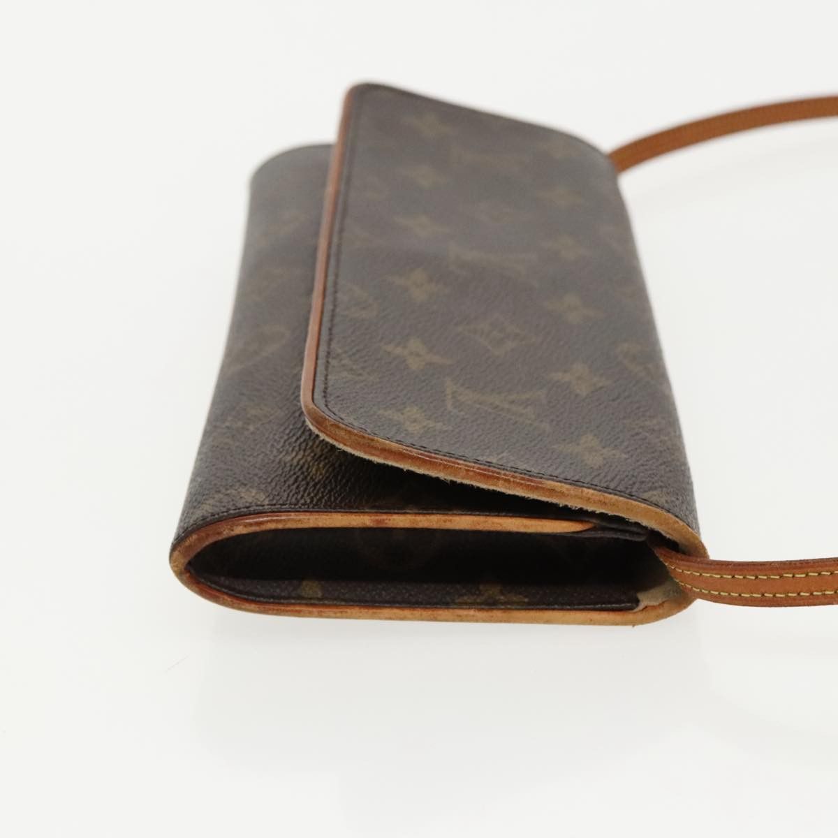 Louis Vuitton Twin Brown Canvas Clutch Bag (Pre-Owned) Size ONE SIZE - 3 Thumbnail