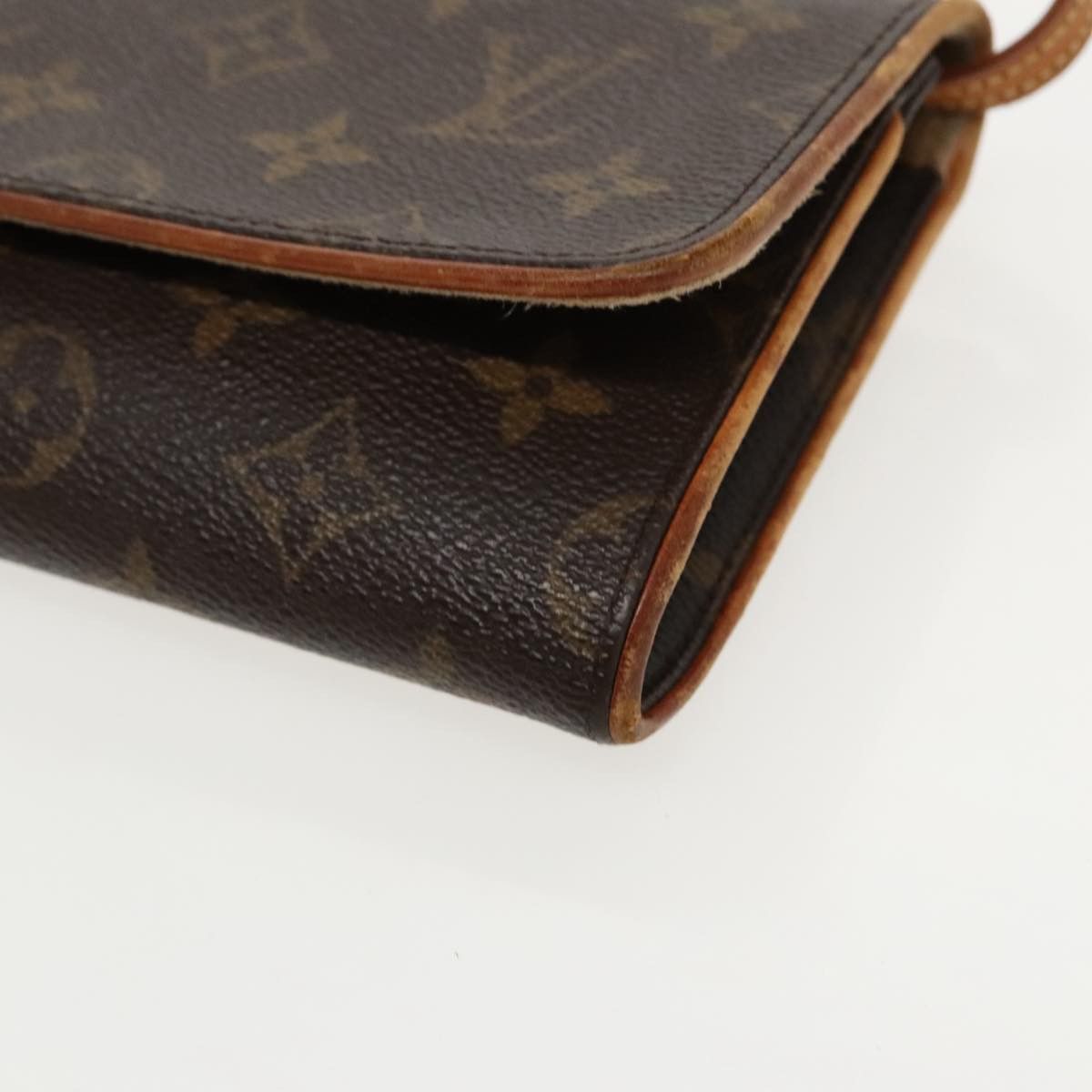 Louis Vuitton Twin Brown Canvas Clutch Bag (Pre-Owned) Size ONE SIZE - 6 Thumbnail