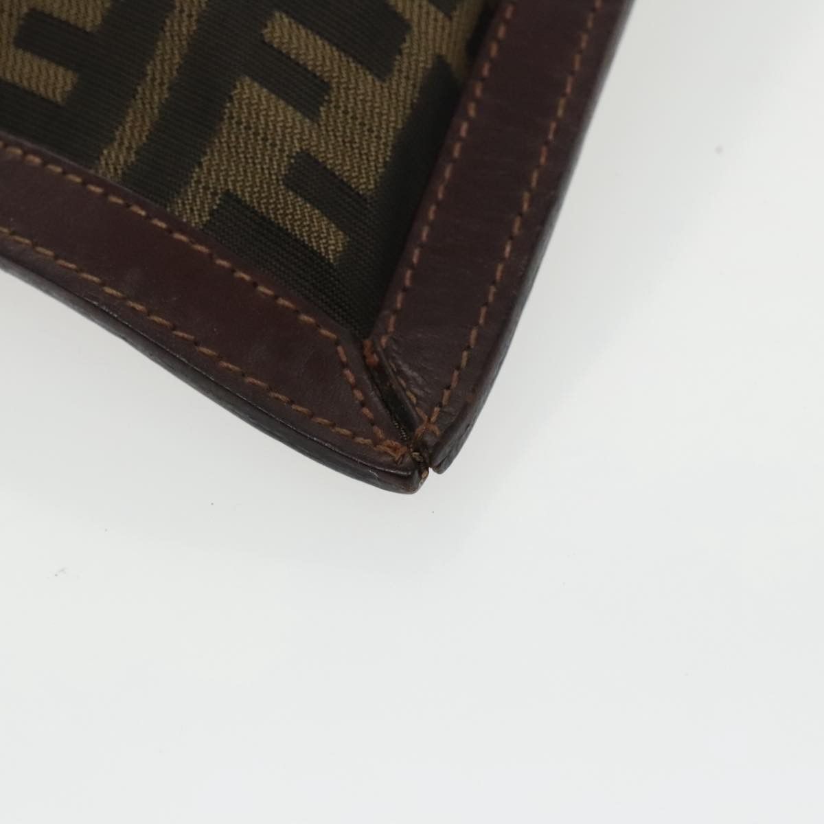 Fendi Zucca Brown Canvas Clutch Bag (Pre-Owned) Size ONE SIZE - 11 Thumbnail