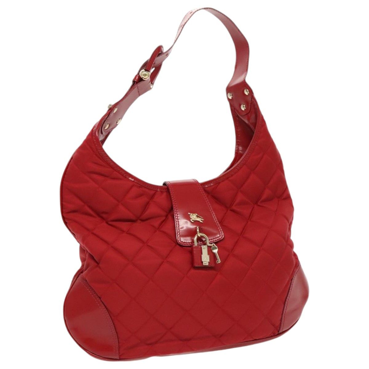 Burberry Red Synthetic Shoulder Bag (Pre-Owned) Size ONE SIZE - 19 Thumbnail