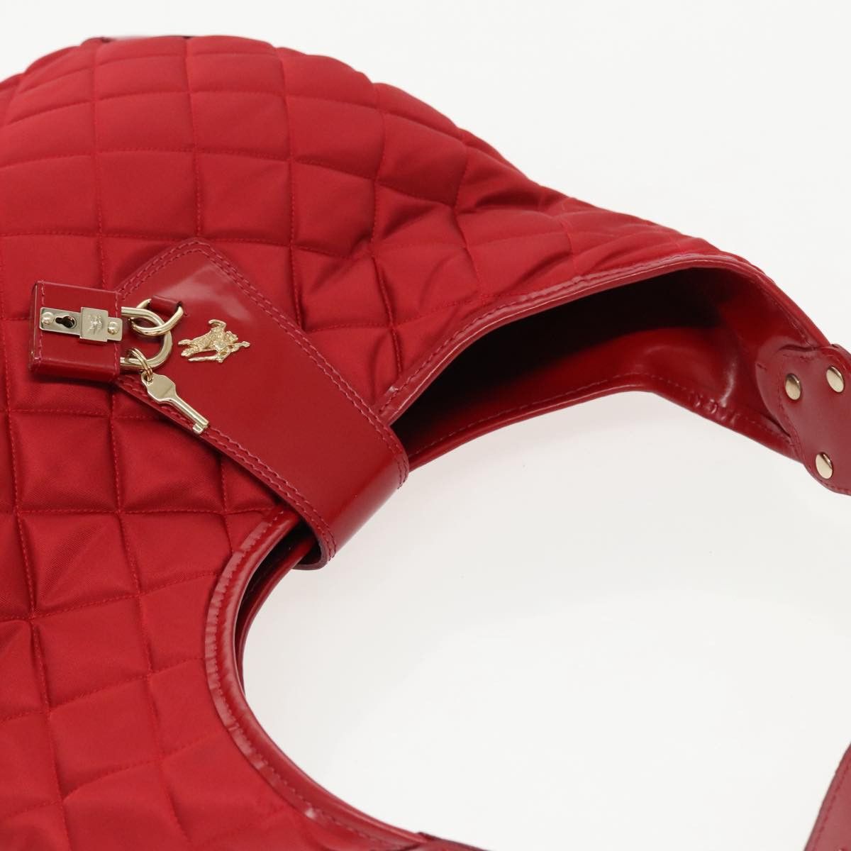Burberry Red Synthetic Shoulder Bag (Pre-Owned) Size ONE SIZE - 17 Thumbnail