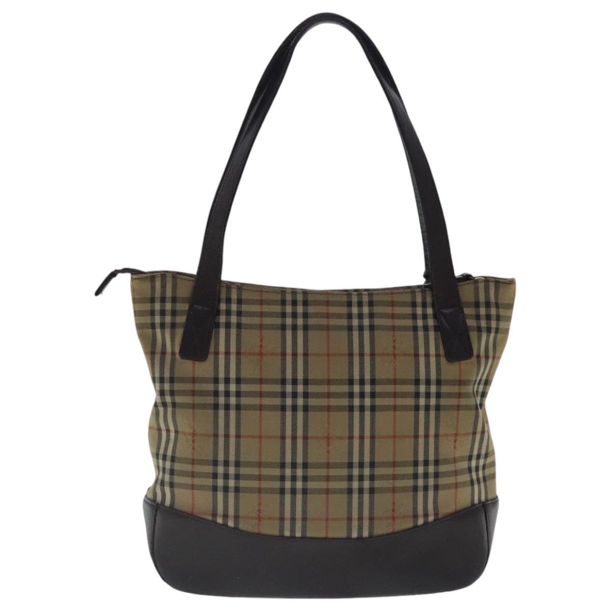 Burberry Nova Check Beige Canvas Tote Bag (Pre-Owned) Size ONE SIZE - 2 Thumbnail