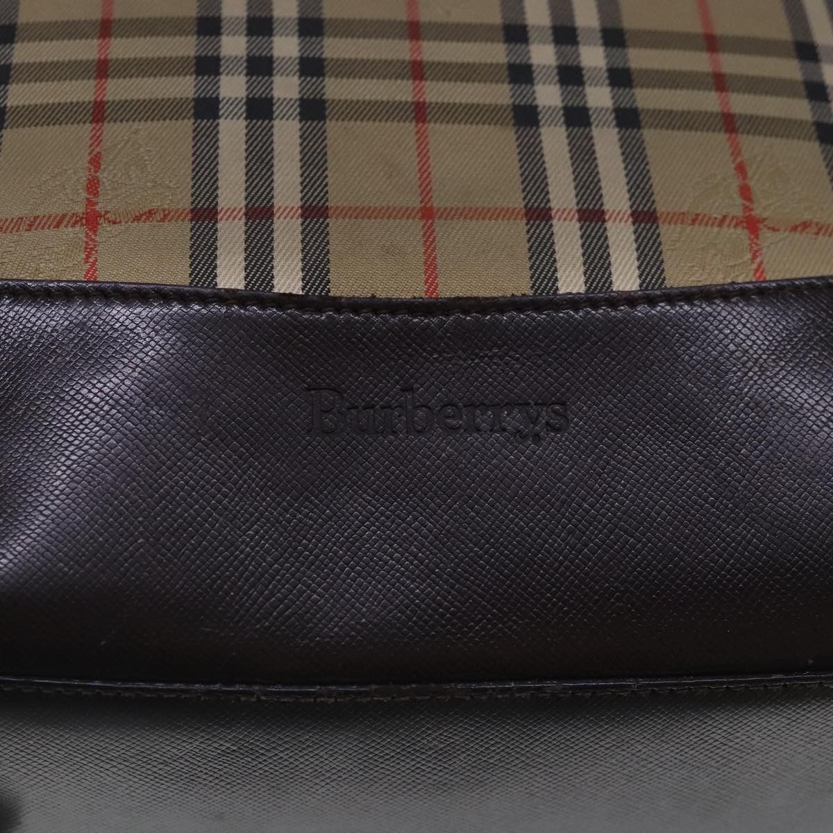Burberry Nova Check Beige Canvas Tote Bag (Pre-Owned) Size ONE SIZE - 15 Thumbnail