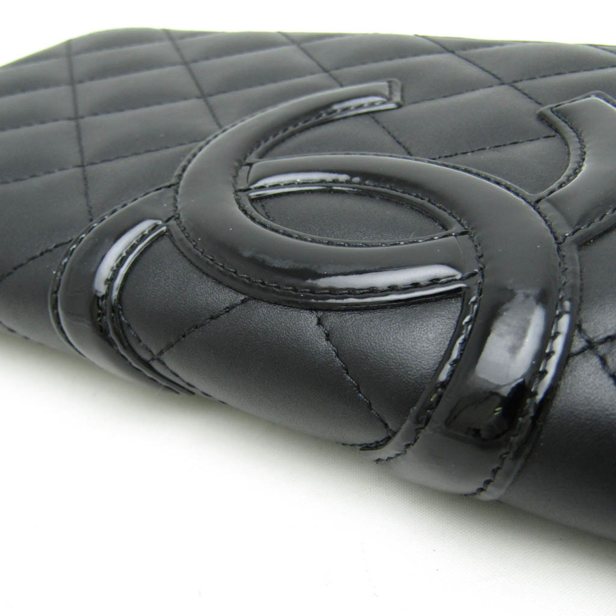 Chanel Cambon Line Black Leather Wallet (Pre-Owned) Size ONE SIZE - 5 Thumbnail