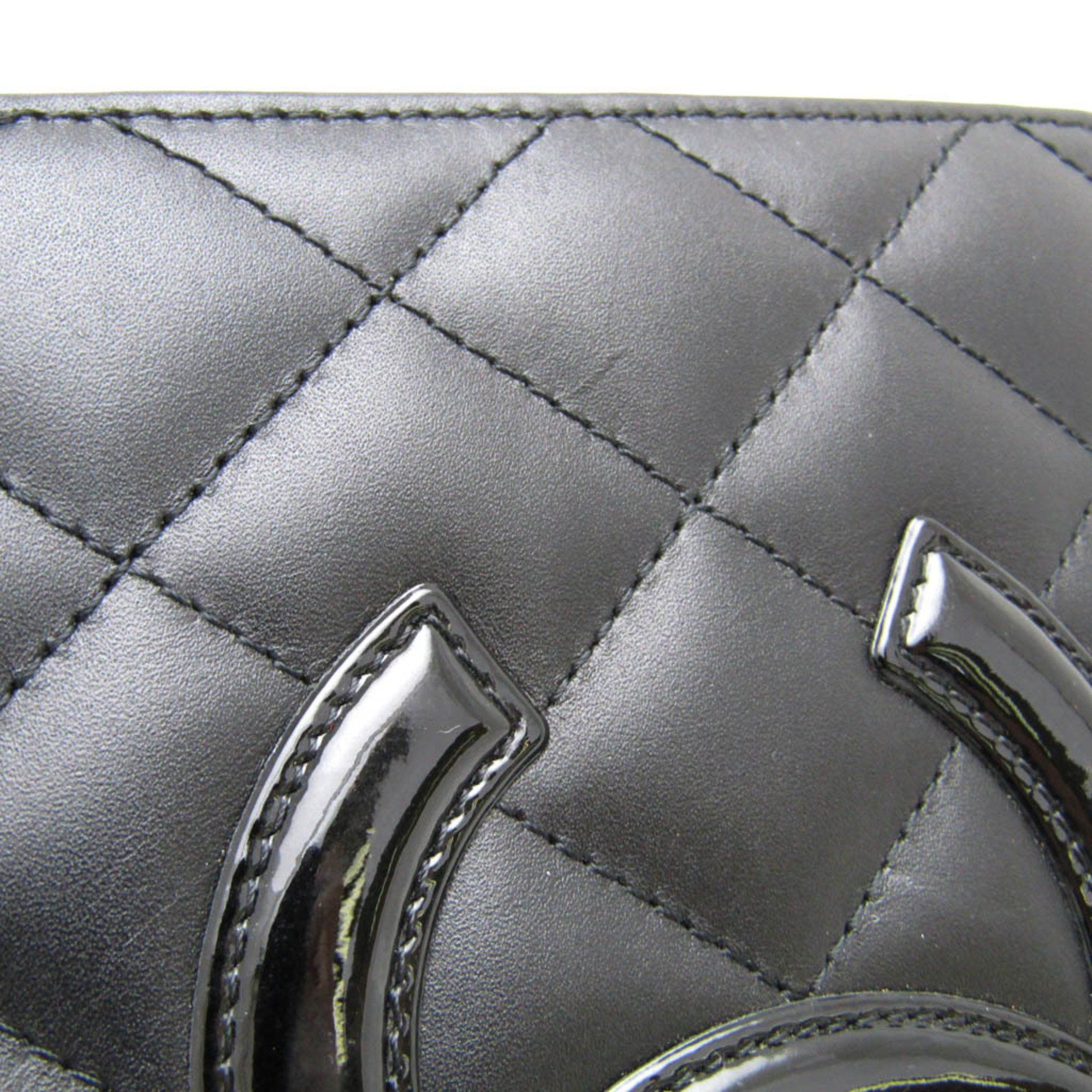Chanel Cambon Line Black Leather Wallet (Pre-Owned) Size ONE SIZE - 8 Thumbnail