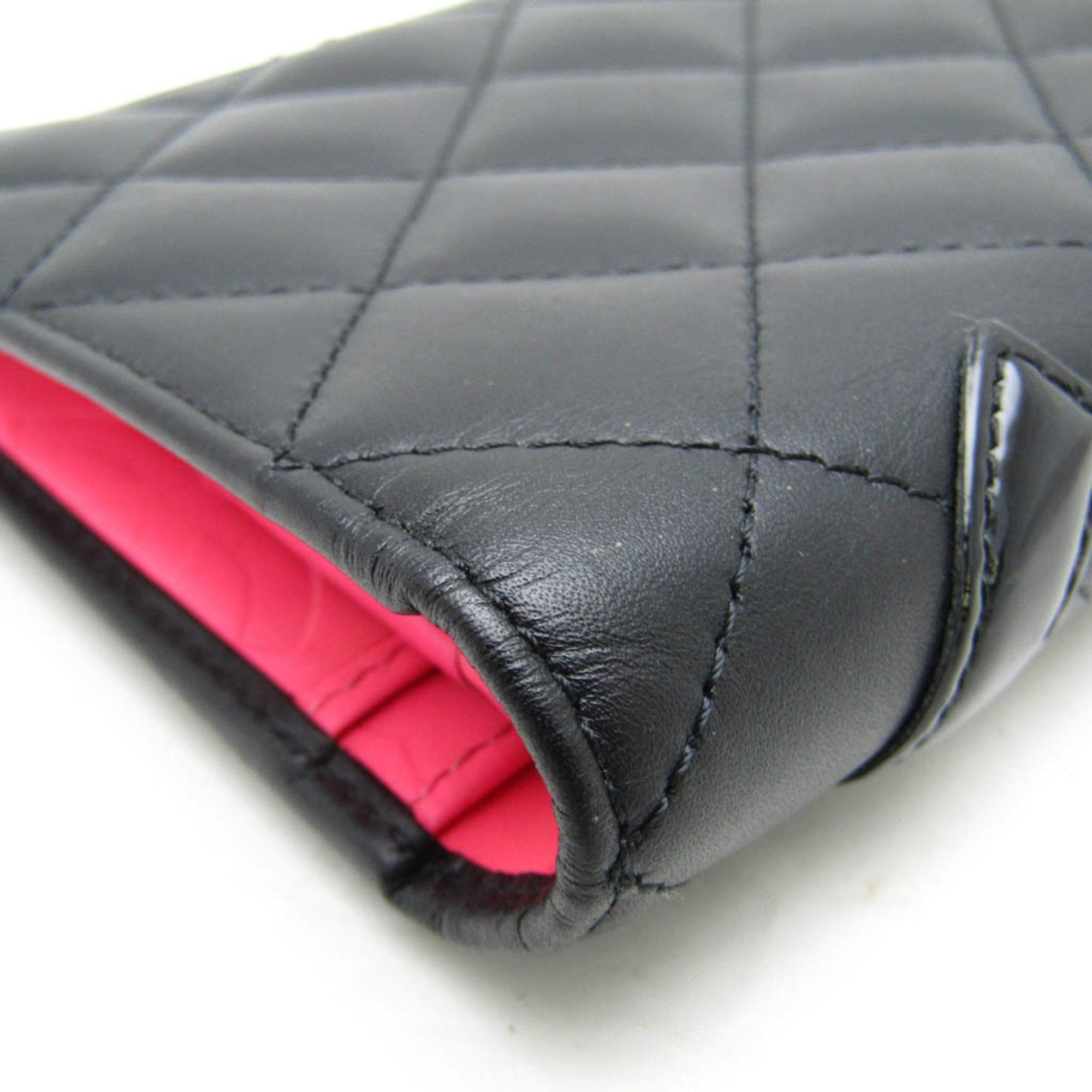 Chanel Cambon Line Black Leather Wallet (Pre-Owned) Size ONE SIZE - 3 Thumbnail