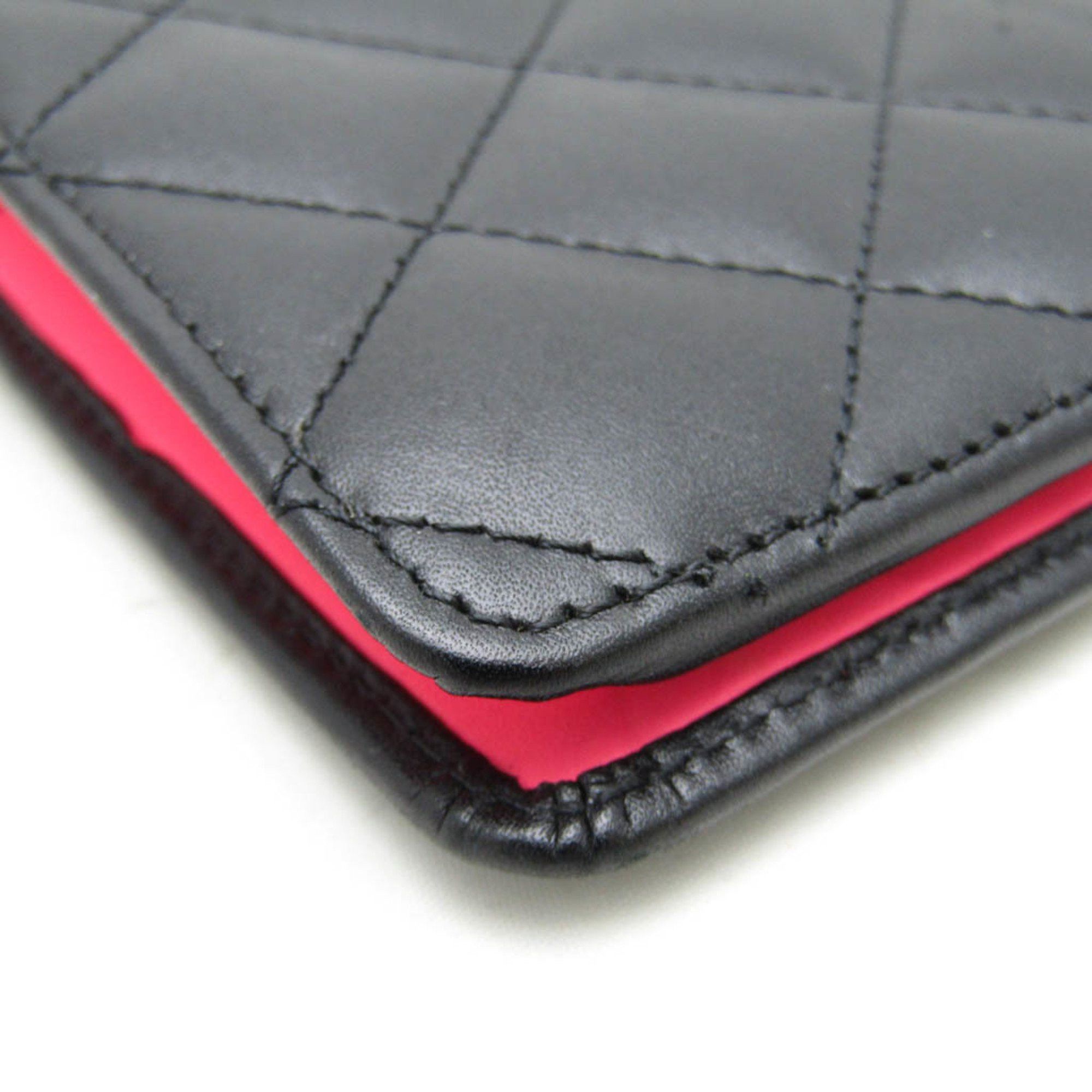 Chanel Cambon Line Black Leather Wallet (Pre-Owned) Size ONE SIZE - 7 Thumbnail