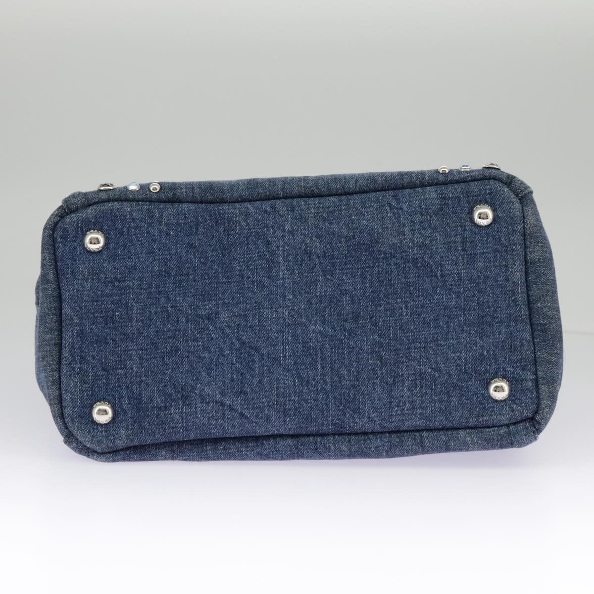 Prada Canapa Blue Denim - Jeans Handbag (Pre-Owned) Size ONE SIZE - 5 Thumbnail