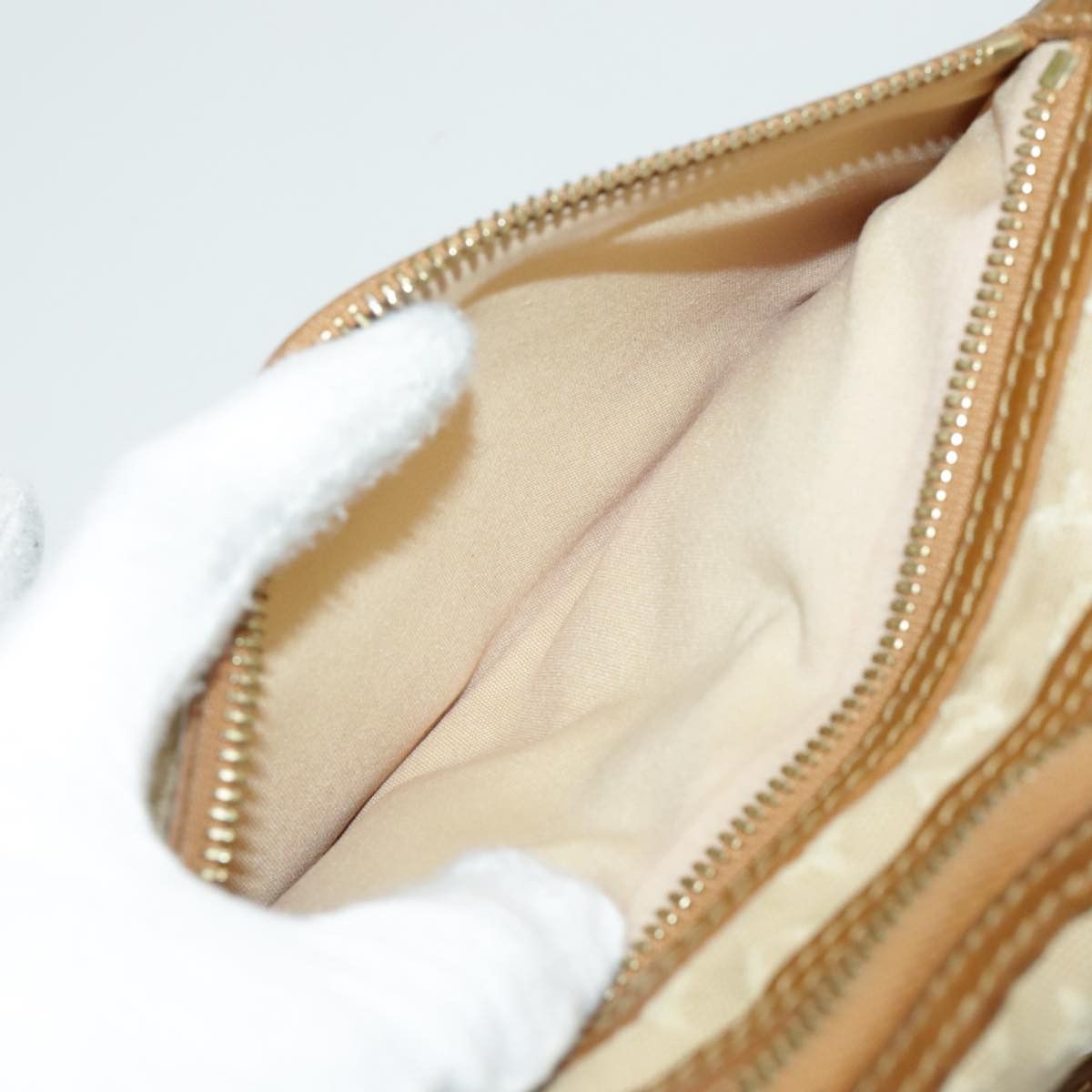 Louis Vuitton Catherine Beige Canvas Shoulder Bag (Pre-Owned) Size ONE SIZE - 10 Thumbnail