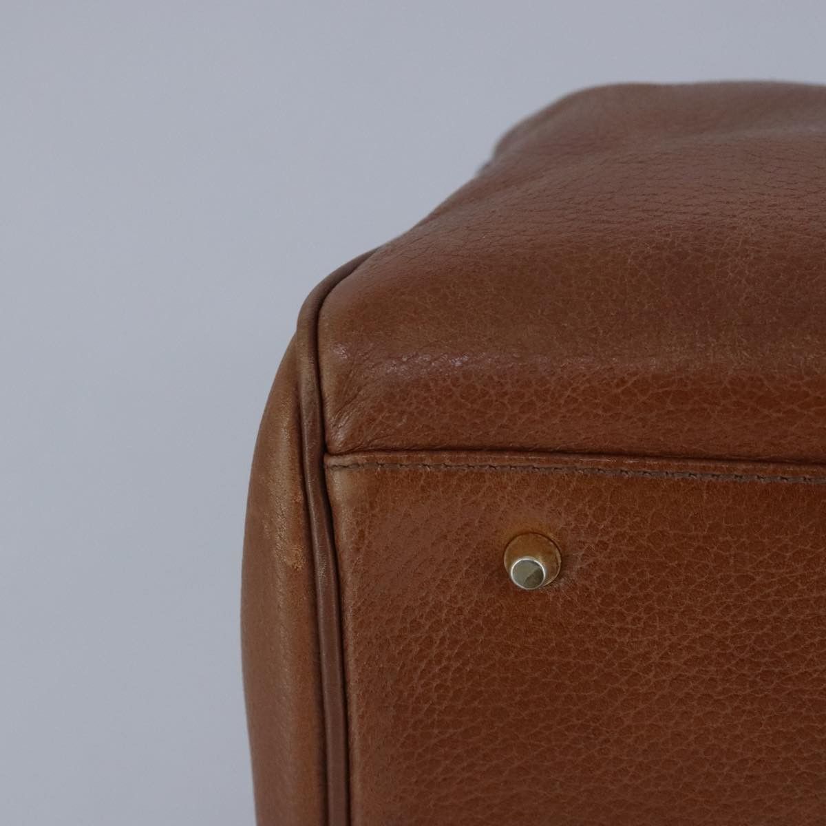 Burberry Brown Leather Handbag (Pre-Owned) Size ONE SIZE - 12 Thumbnail