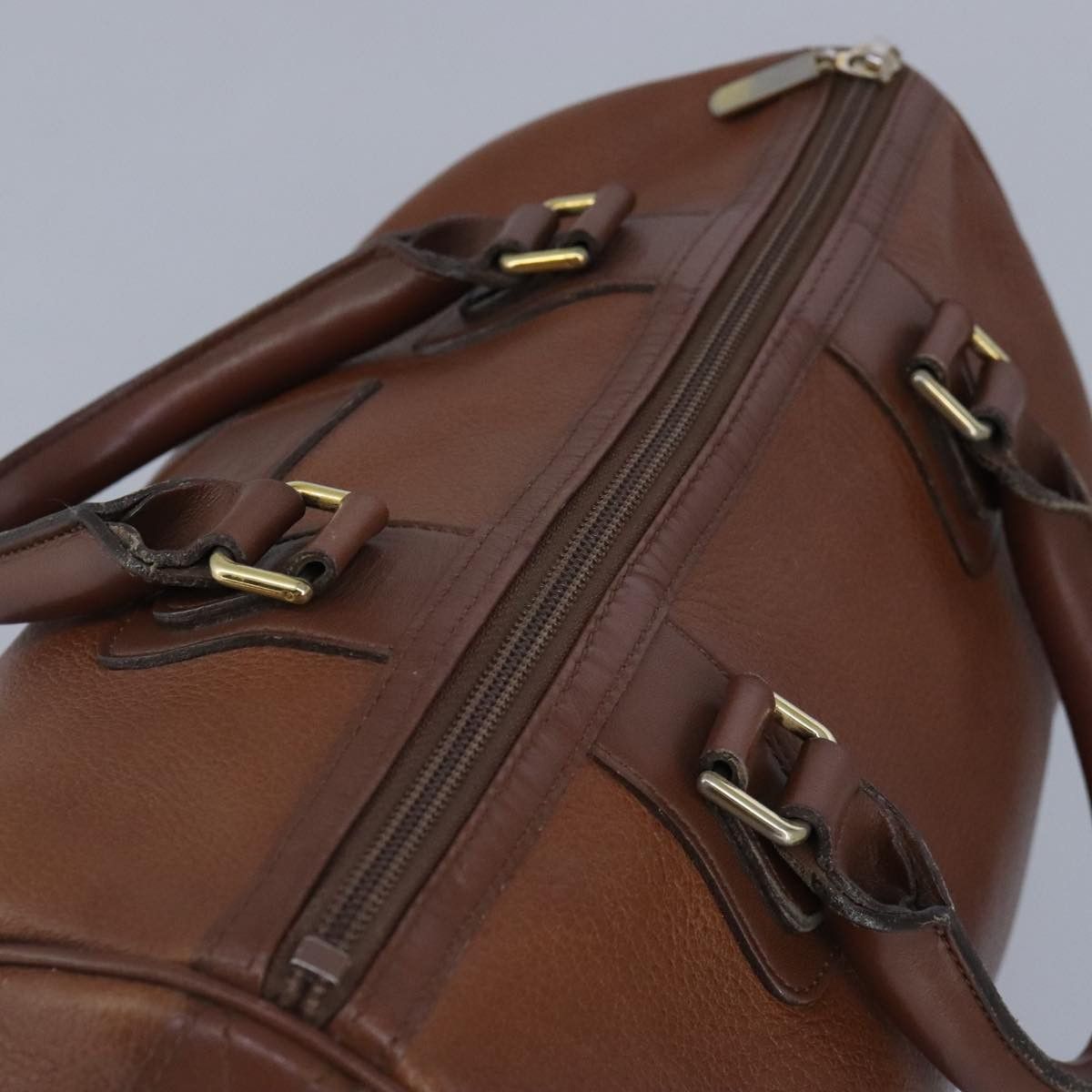 Burberry Brown Leather Handbag (Pre-Owned) Size ONE SIZE - 6 Thumbnail
