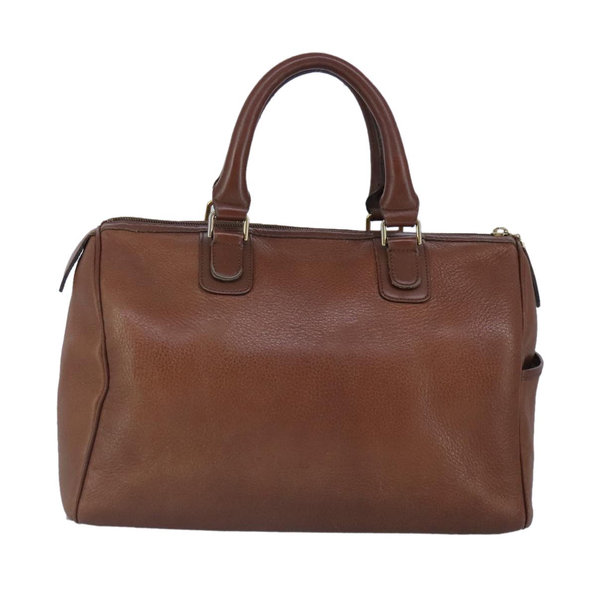 Burberry Brown Leather Handbag (Pre-Owned) Size ONE SIZE - 3 Thumbnail