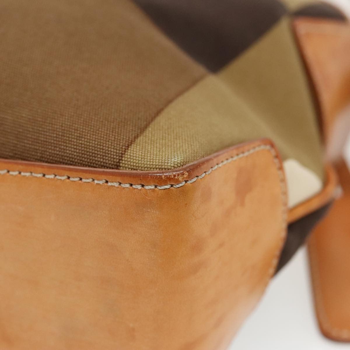 Bally Brown Canvas Shoulder Bag (Pre-Owned) Size ONE SIZE - 6 Thumbnail