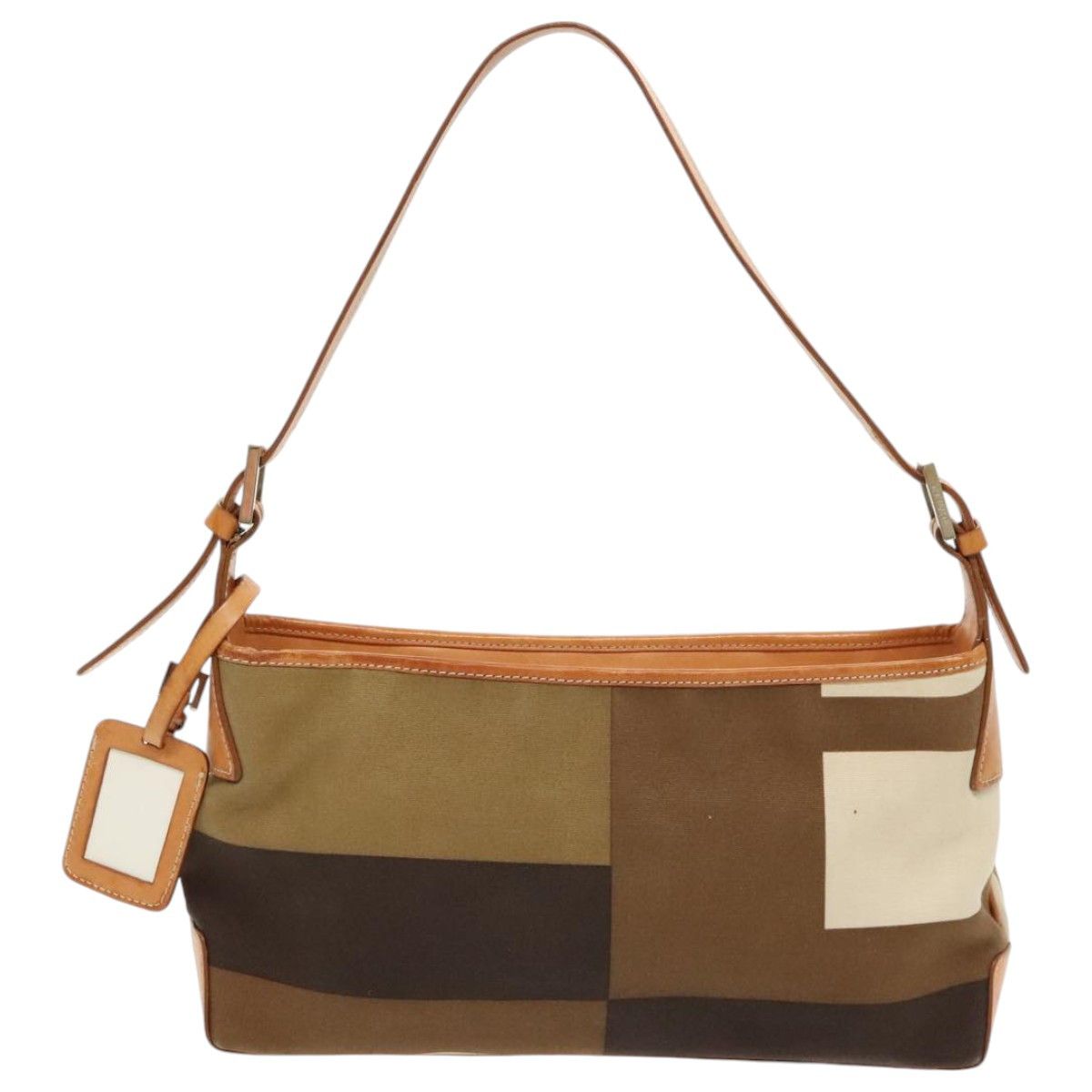 Bally Brown Canvas Shoulder Bag (Pre-Owned) Size ONE SIZE - 2 Thumbnail