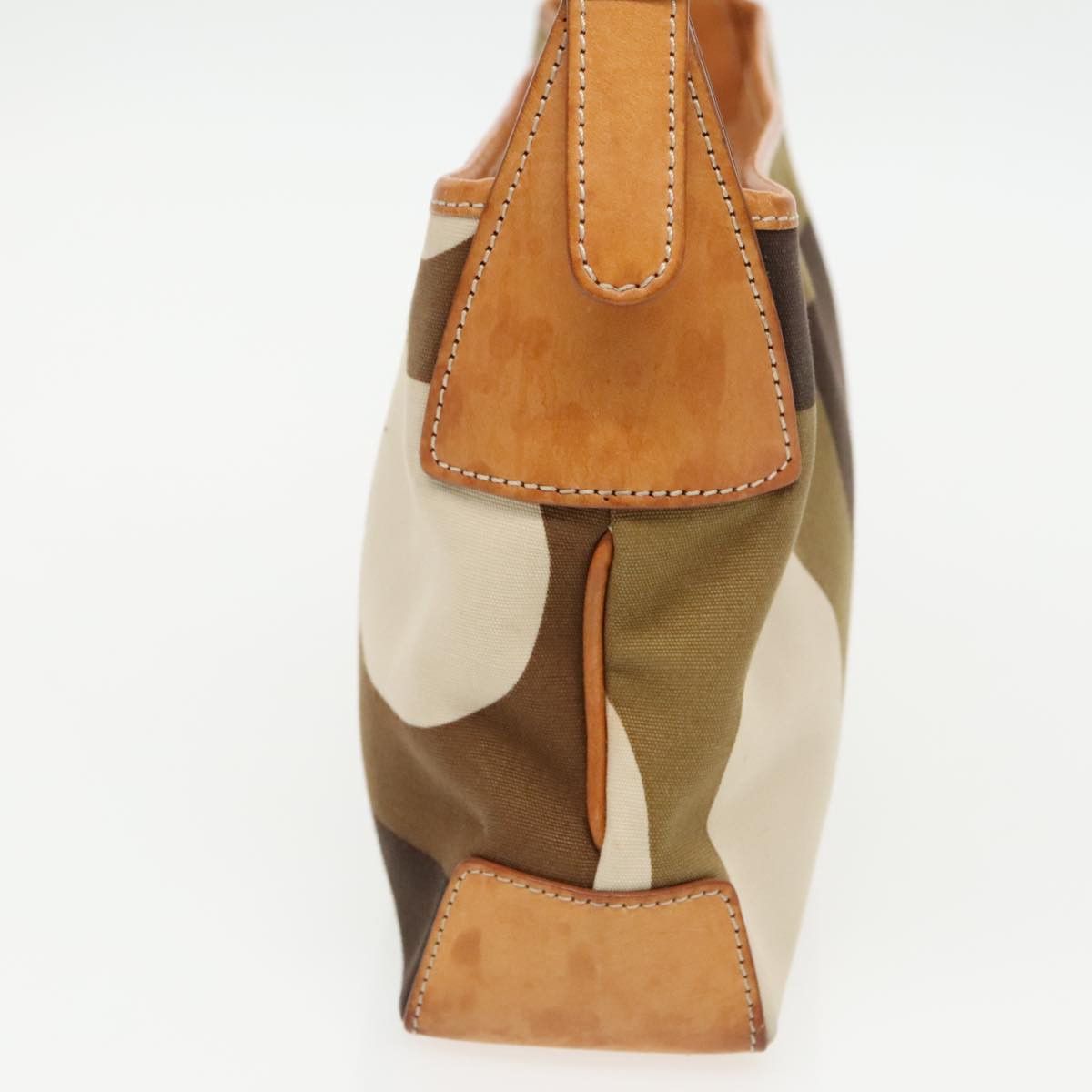 Bally Brown Canvas Shoulder Bag (Pre-Owned) Size ONE SIZE - 4 Thumbnail