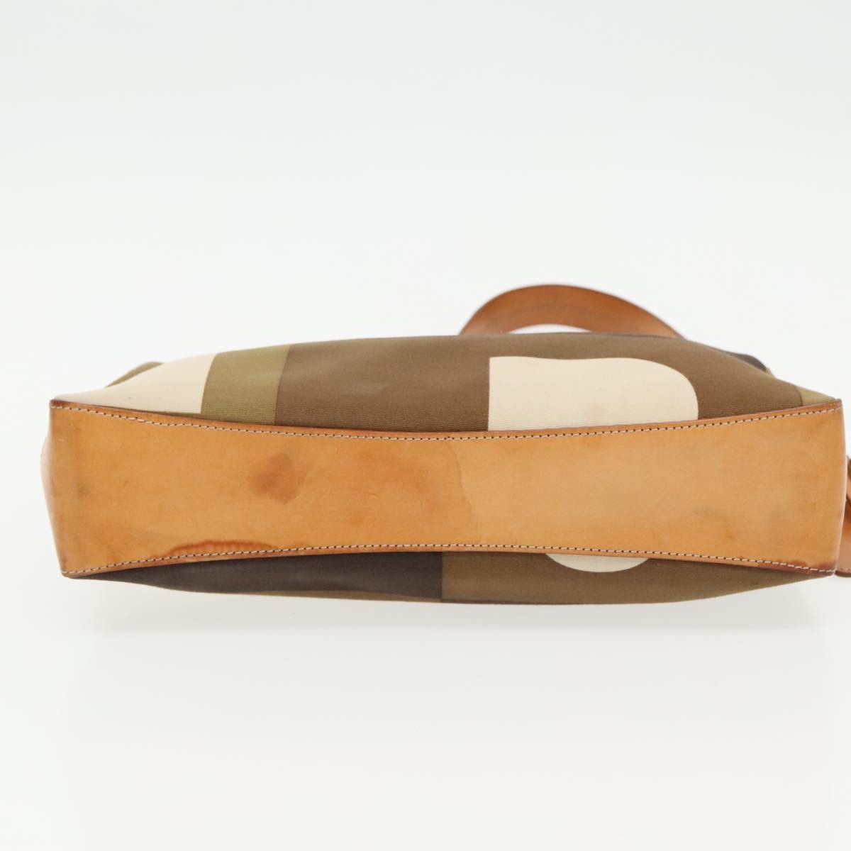 Bally Brown Canvas Shoulder Bag (Pre-Owned) Size ONE SIZE - 10 Thumbnail