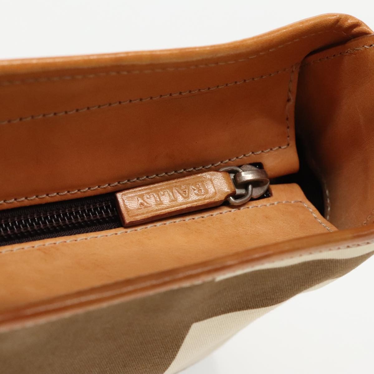 Bally Brown Canvas Shoulder Bag (Pre-Owned) Size ONE SIZE - 11 Thumbnail