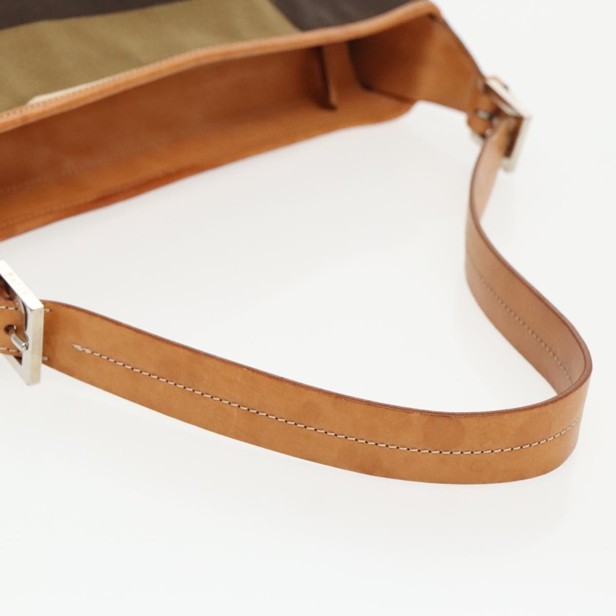 Bally Brown Canvas Shoulder Bag (Pre-Owned) Size ONE SIZE - 5 Thumbnail