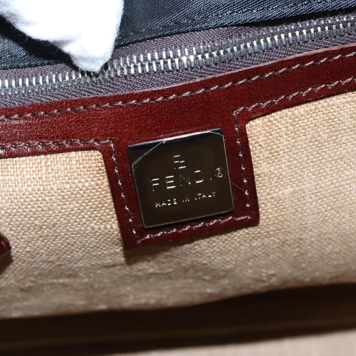 Fendi Ff Black Synthetic Handbag (Pre-Owned) Size ONE SIZE - 12 Thumbnail