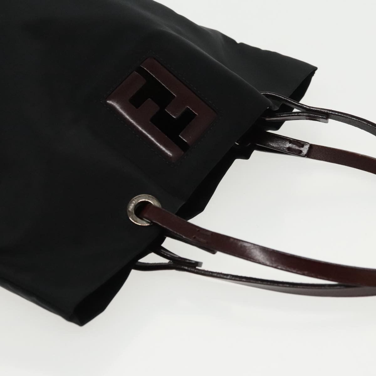 Fendi Ff Black Synthetic Handbag (Pre-Owned) Size ONE SIZE - 15 Thumbnail