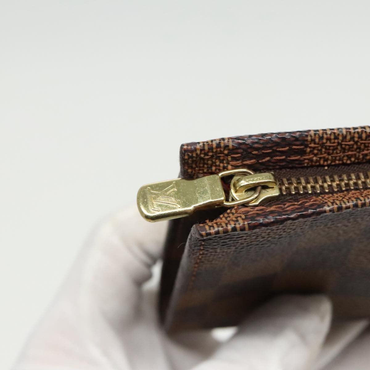 Louis Vuitton Marais Brown Canvas Clutch Bag (Pre-Owned) Size ONE SIZE - 11 Thumbnail