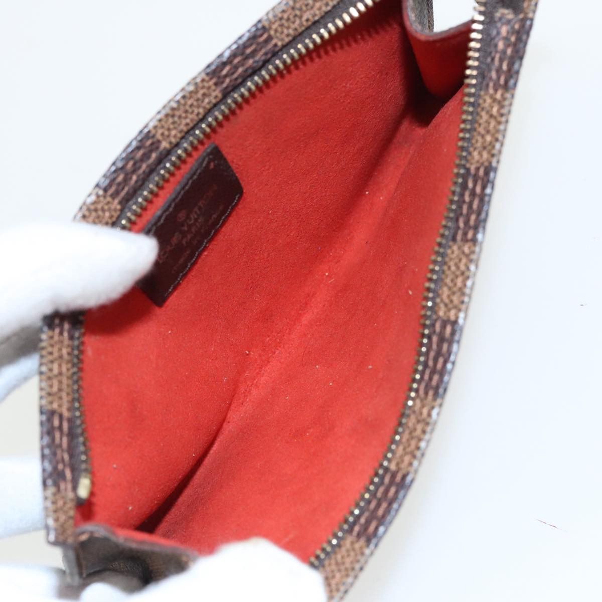 Louis Vuitton Marais Brown Canvas Clutch Bag (Pre-Owned) Size ONE SIZE - 12 Thumbnail
