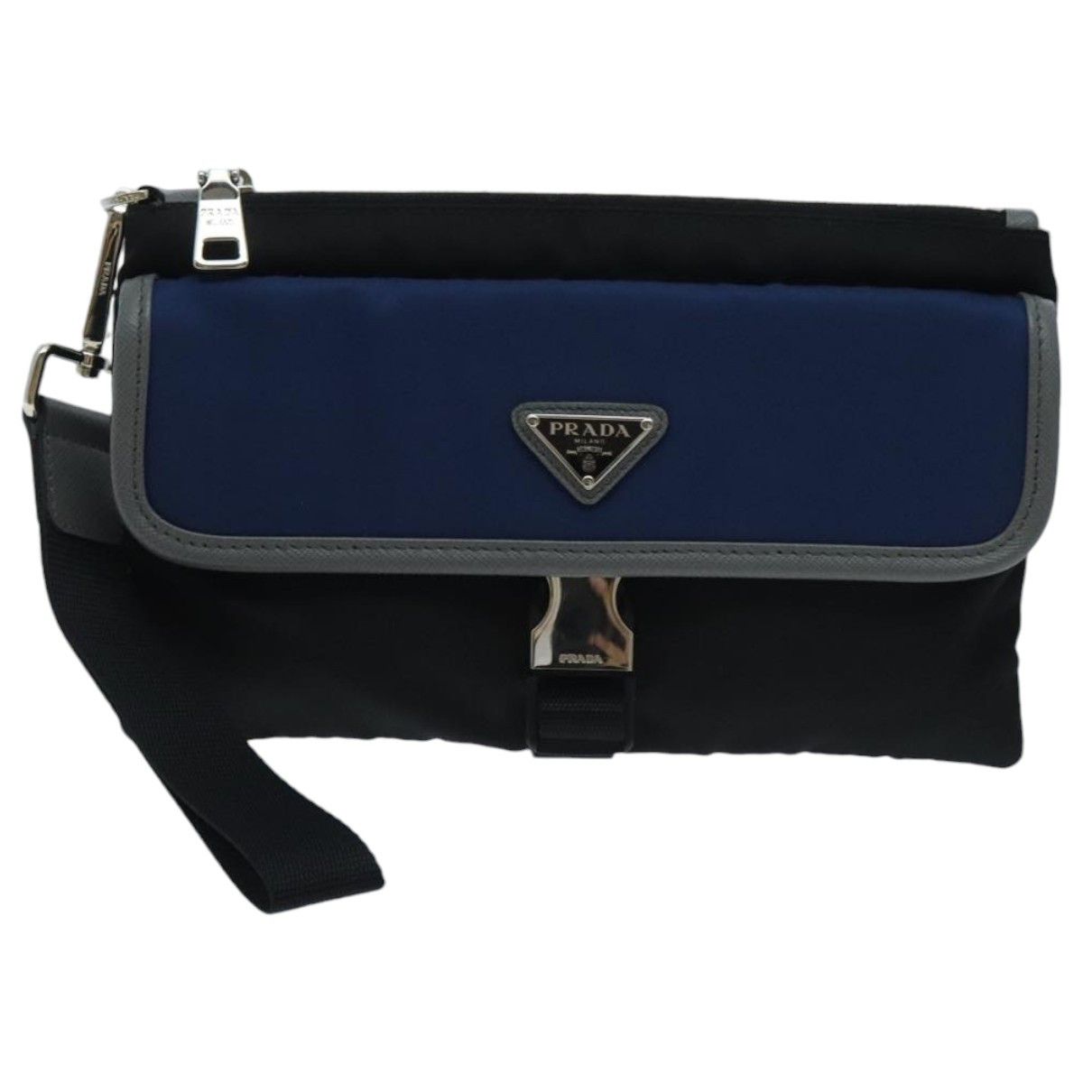 Prada Black Synthetic Clutch Bag (Pre-Owned) Size ONE SIZE - 13 Thumbnail