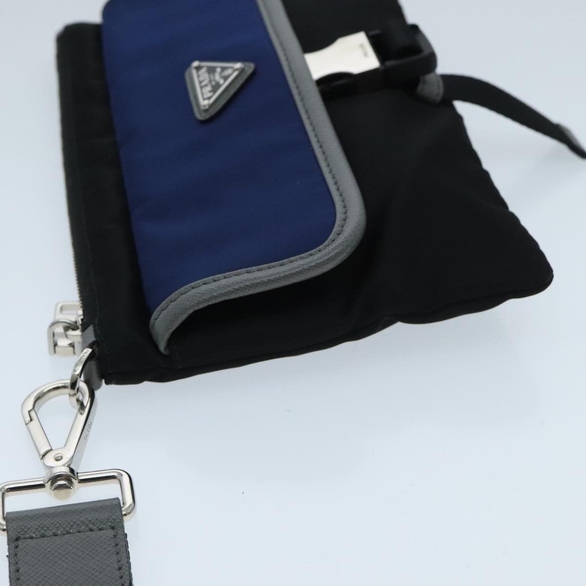 Prada Black Synthetic Clutch Bag (Pre-Owned) Size ONE SIZE - 3 Thumbnail