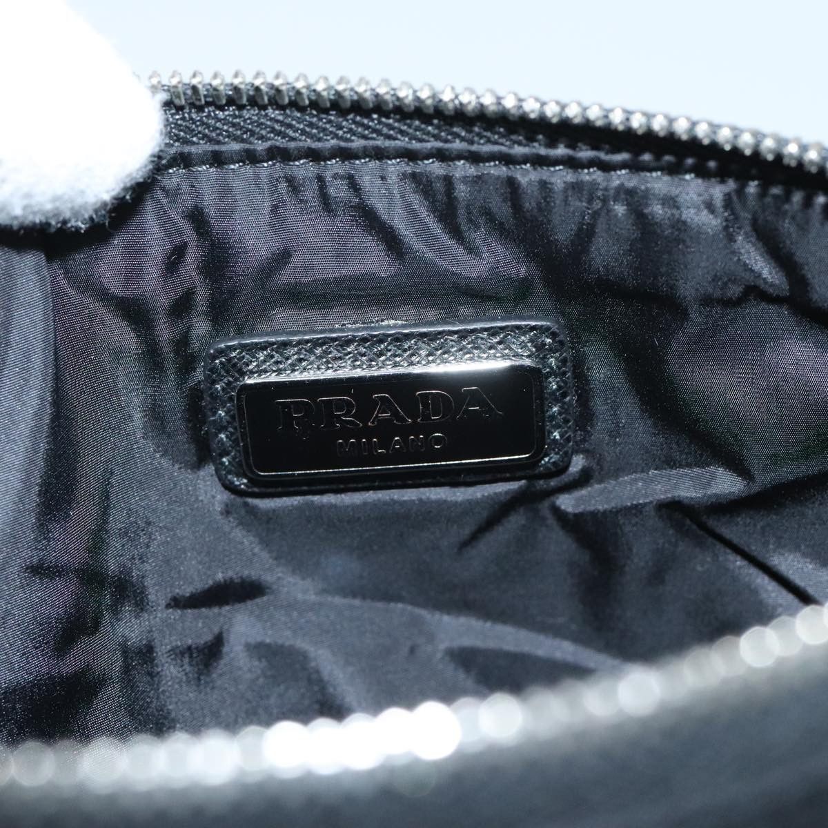 Prada Black Synthetic Clutch Bag (Pre-Owned) Size ONE SIZE - 10 Thumbnail