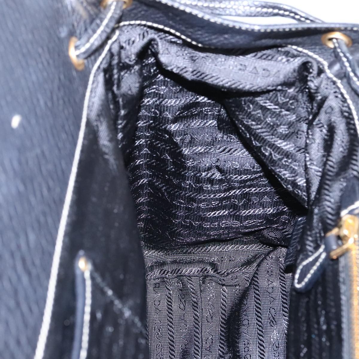 Prada Black Synthetic Handbag (Pre-Owned) Size ONE SIZE - 19 Thumbnail