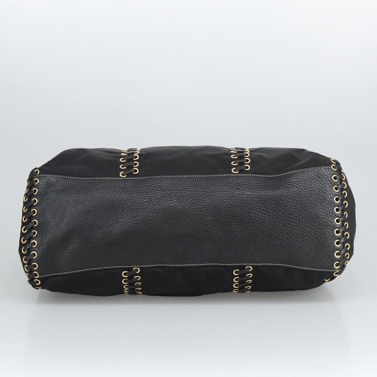Prada Black Synthetic Handbag (Pre-Owned) Size ONE SIZE - 9 Thumbnail