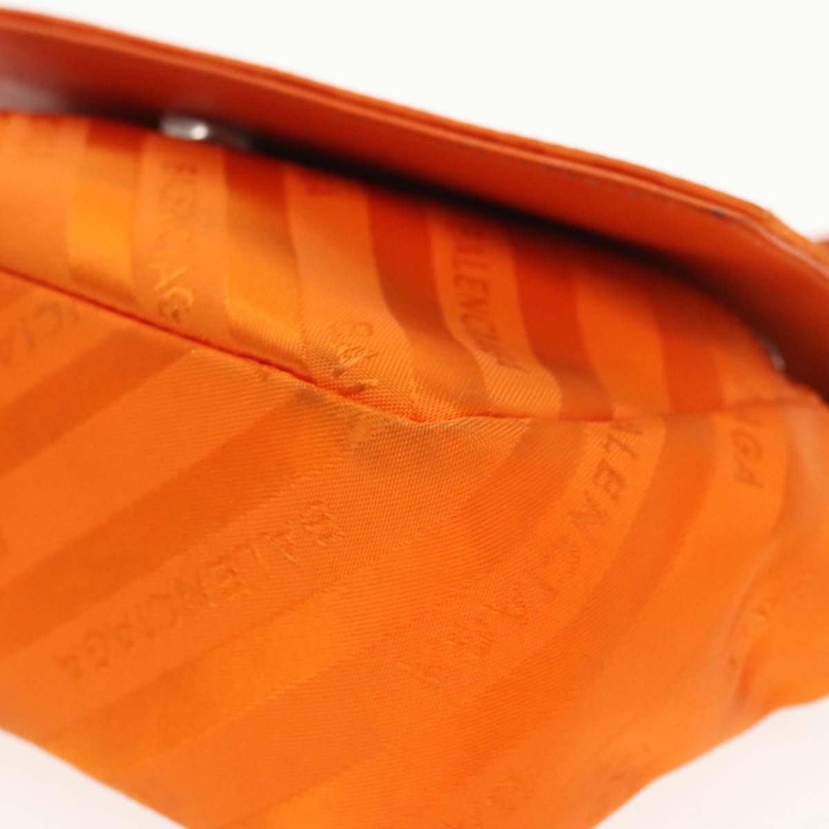 Balenciaga Bb Chaine Orange Synthetic Shoulder Bag (Pre-Owned) Size ONE SIZE - 8 Thumbnail