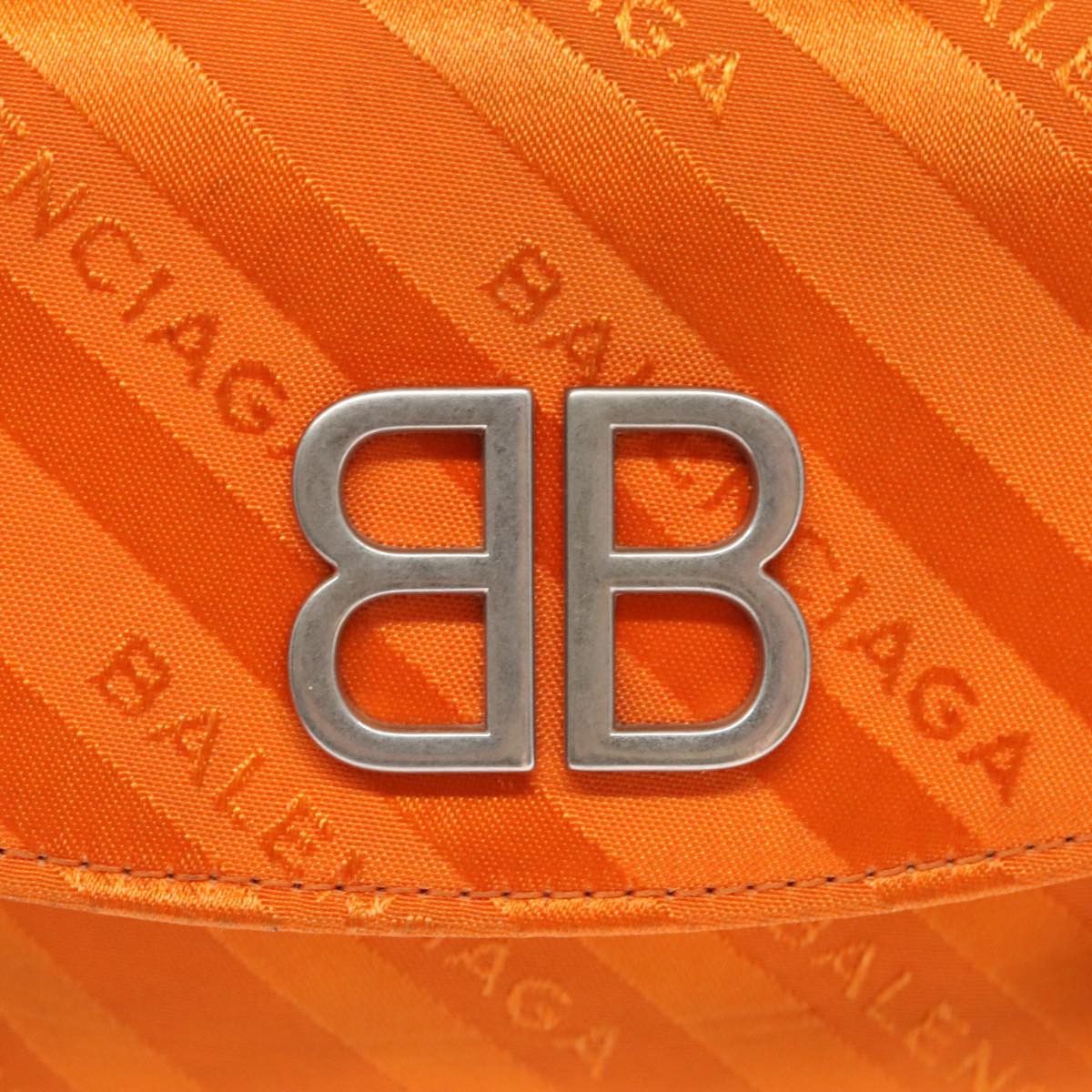 Balenciaga Bb Chaine Orange Synthetic Shoulder Bag (Pre-Owned) Size ONE SIZE - 20 Thumbnail